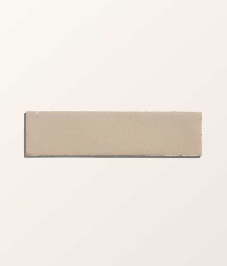 Stone Glaze Ceramic Linen Gloss Brick 5x20cm Sample