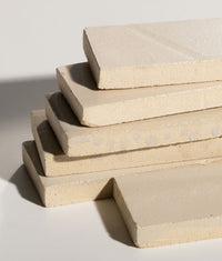Stone Glaze Ceramic Linen Gloss Brick 5x20cm Sample