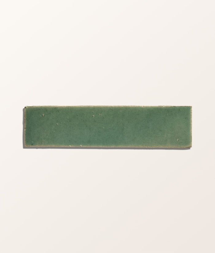 Stone Glaze Ceramic Menthol Gloss Brick 5x20cm Sample
