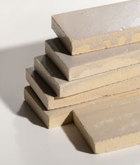 Stone Glaze Ceramic Mink Gloss Brick 5x20cm Sample