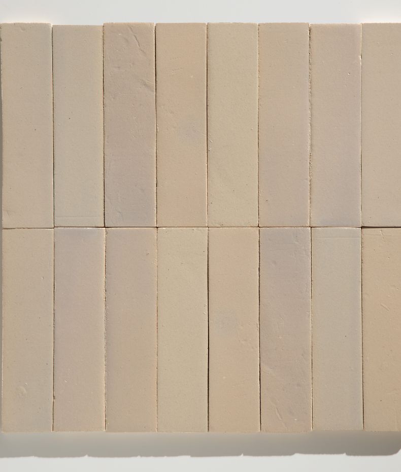Stone Glaze Ceramic Mink Gloss Brick 5x20cm Sample
