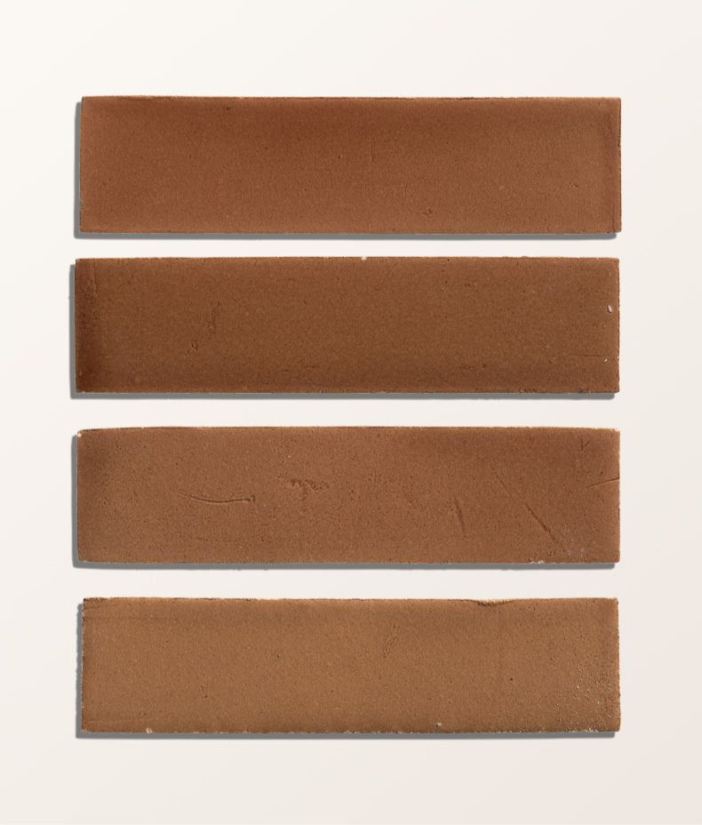 Stone Glaze Ceramic Tan Gloss Brick 5x20cm
