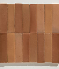 Stone Glaze Ceramic Tan Gloss Brick 5x20cm Sample
