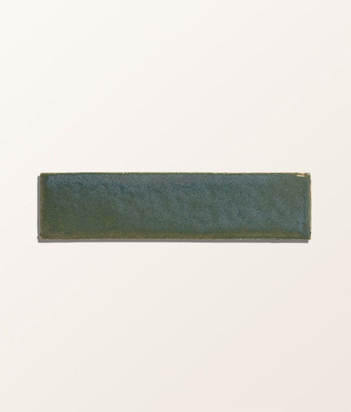 Stone Glaze Ceramic Winter Pond Gloss Brick 5x20cm Sample
