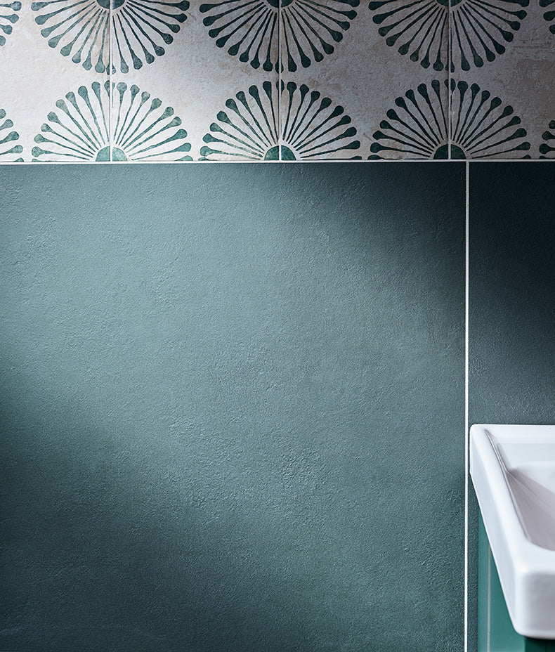 Stucco Porcelain Textured Green 60x60cm Sample