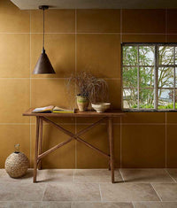 Ca Pietra Stucco Porcelain Textured Mustard 60x60cm