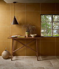 Stucco Porcelain Textured Mustard 60x60cm Sample