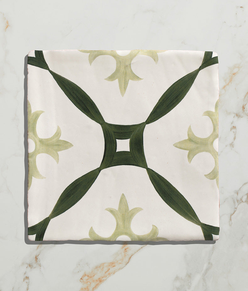 STUDIO Abbey Green Ceramic 13x13cm Sample