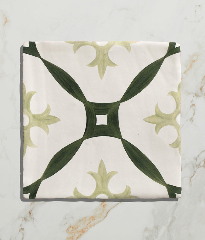 STUDIO Abbey Green Ceramic 13x13cm Sample
