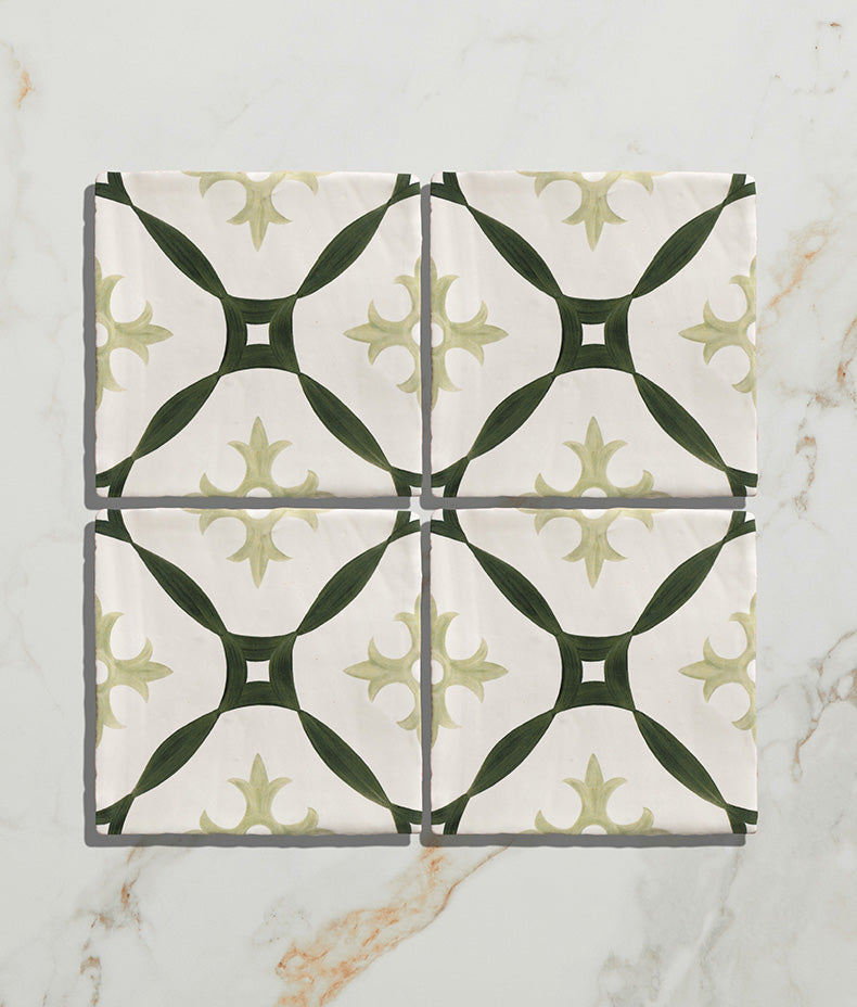 STUDIO Abbey Green Ceramic 13x13cm Sample