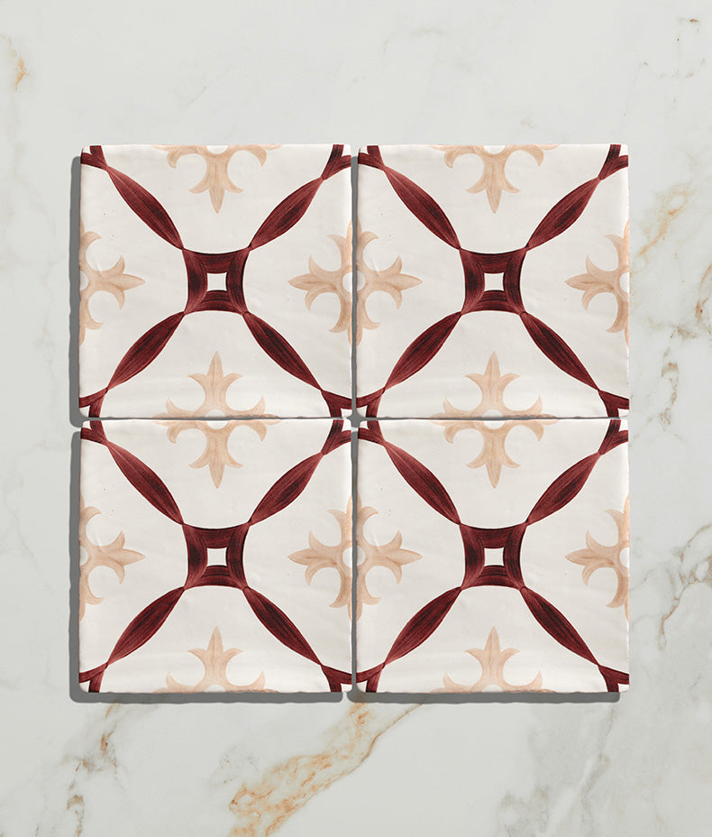 STUDIO Abbey Red Ceramic 13x13cm