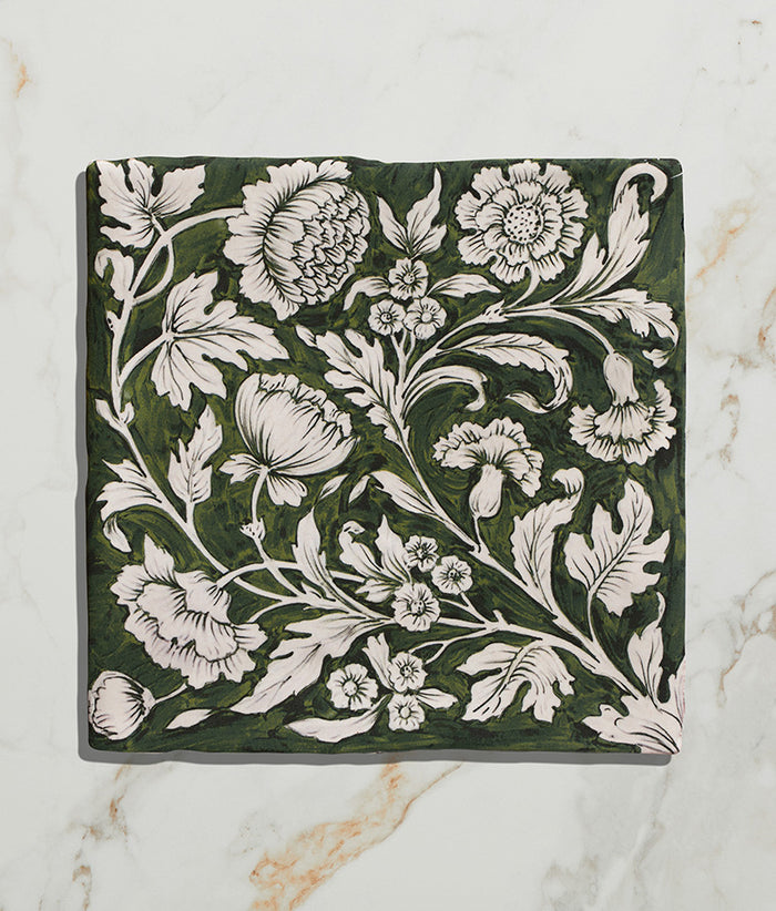 STUDIO Assisi Green Ceramic 13x13cm