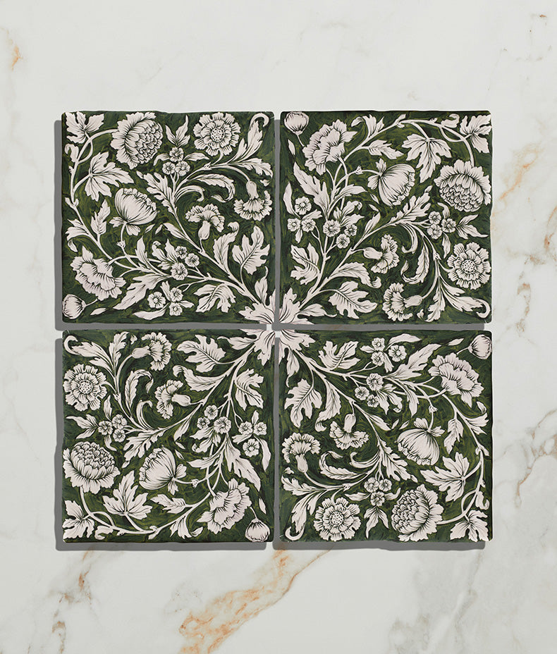 STUDIO Assisi Green Ceramic 13x13cm