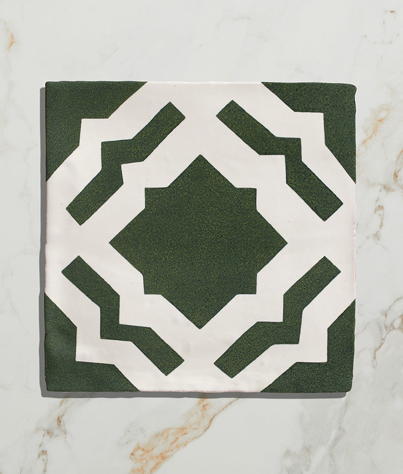 STUDIO Cassius Dark Green Ceramic 13x13cm