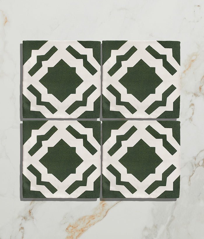 STUDIO Cassius Dark Green Ceramic 13x13cm
