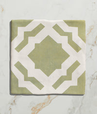 STUDIO Cassius Light Green Ceramic 13x13cm Sample