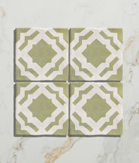 STUDIO Cassius Light Green Ceramic 13x13cm