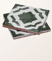 STUDIO Cassius Dark Green Ceramic 13x13cm