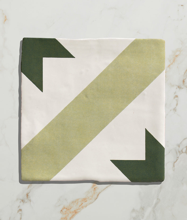 STUDIO Étoile Green Star Ceramic 13x13cm Sample