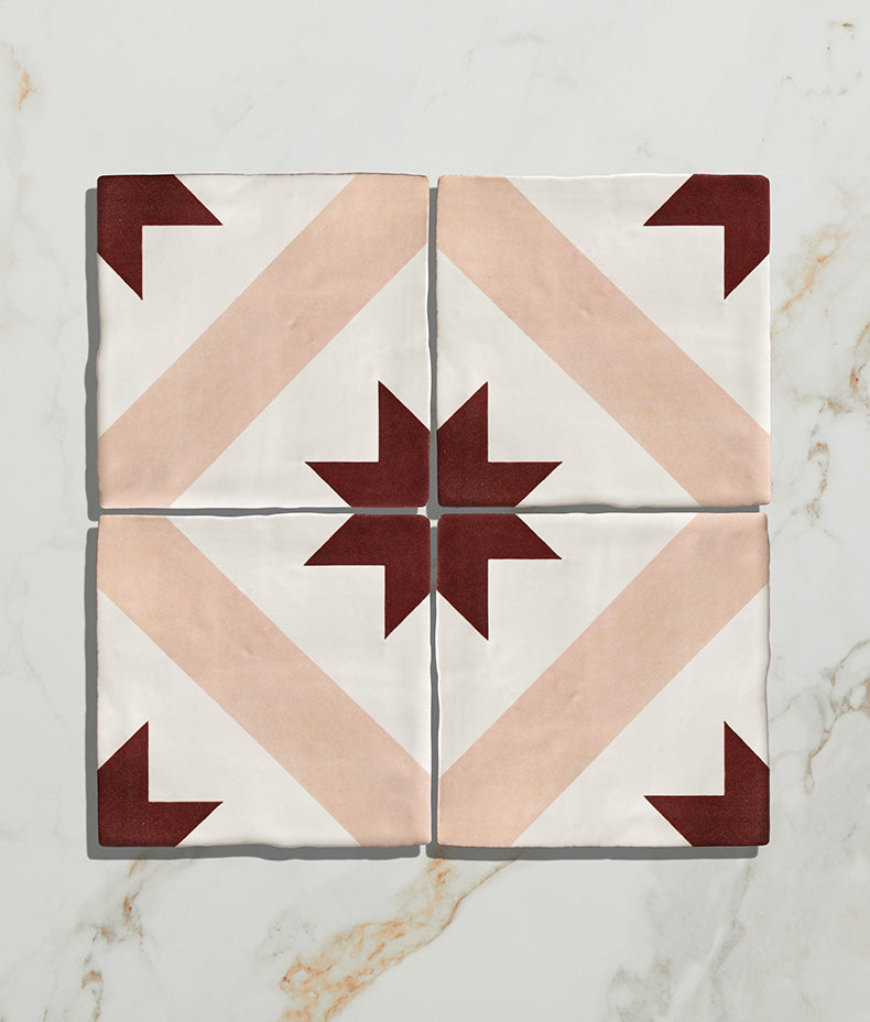 STUDIO Étoile Red Star Ceramic 13x13cm