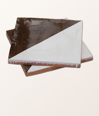 STUDIO Jamboree Handpainted Ceramic Chocolate Tri 13x13cm Sample