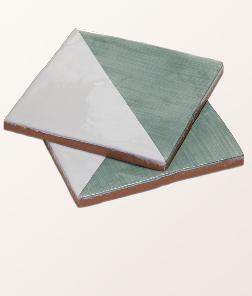 STUDIO Jamboree Handpainted Ceramic Thyme Tri 13x13cm