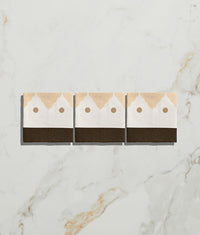 STUDIO Minaret Brown Dot Ceramic 13x13cm Sample
