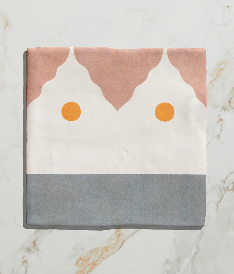 STUDIO Minaret Yellow Dot Ceramic 13x13cm Sample