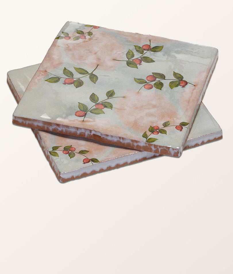 STUDIO Nonna's Kitchen Nuvola Melograno Ceramic 13x13cm Sample