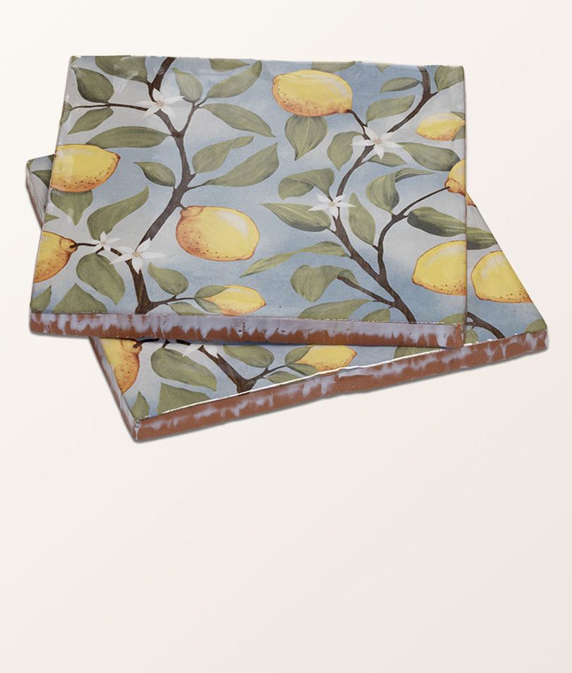STUDIO Nonna's Kitchen Sorrento Azzuro Ceramic 13x13cm