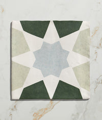 STUDIO Souk Blue Star Ceramic 13x13cm