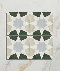 STUDIO Souk Blue Star Ceramic 13x13cm