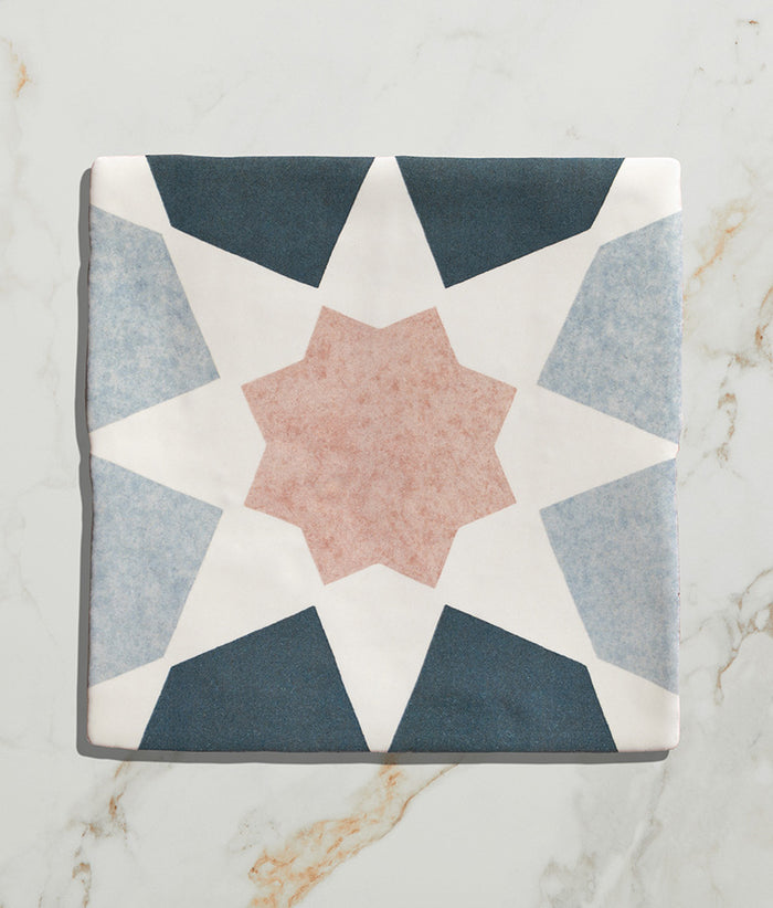 STUDIO Souk Pink Star Ceramic 13x13cm