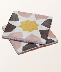 STUDIO Souk Yellow Star Ceramic 13x13cm Sample