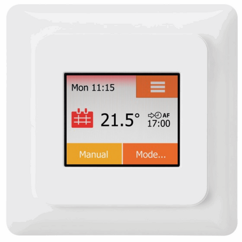 Touchscreen Thermostat White Undertile Heat Mats Blackman Rowe