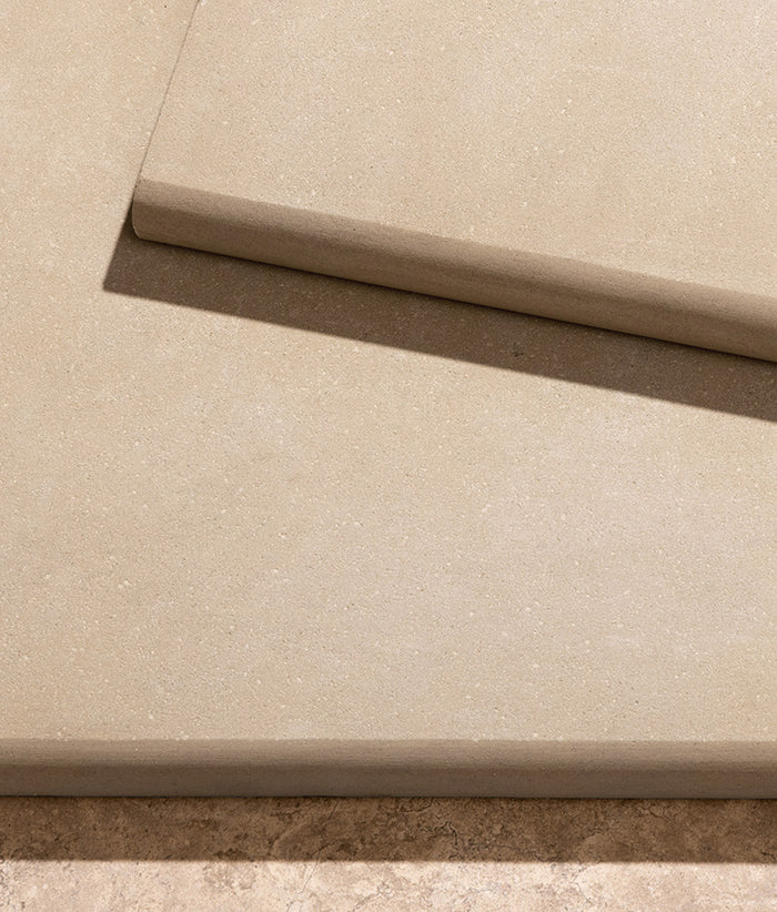 Trafalgar Sandstone Etched Bullnosed Coping 40x100cm