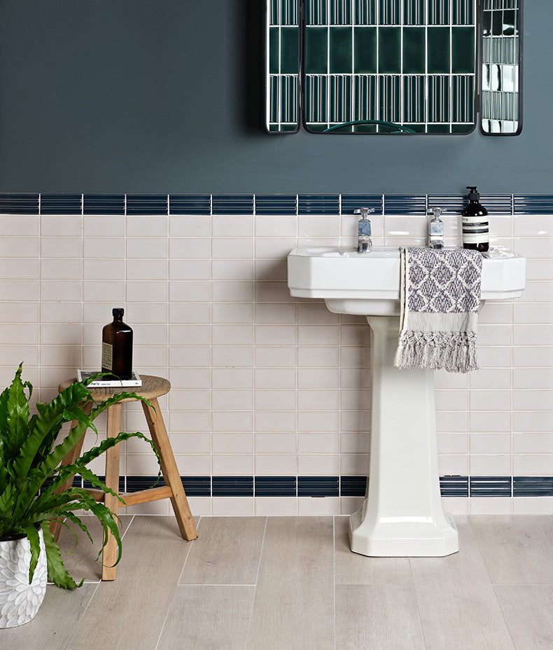Tunstall Ceramic Brick Deep White 12.5cm