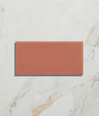 Tunstall Ceramic Brick Coral 12.5cm Sample