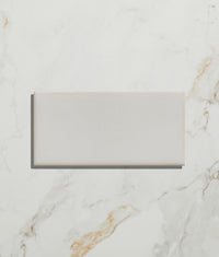 Tunstall Ceramic Brick Deep White 12.5cm