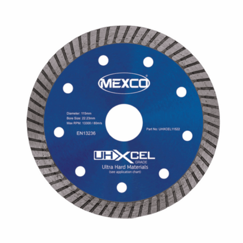 Mexco UHXCEL - Continuous Diamond Blade Tiling Tools Mexco