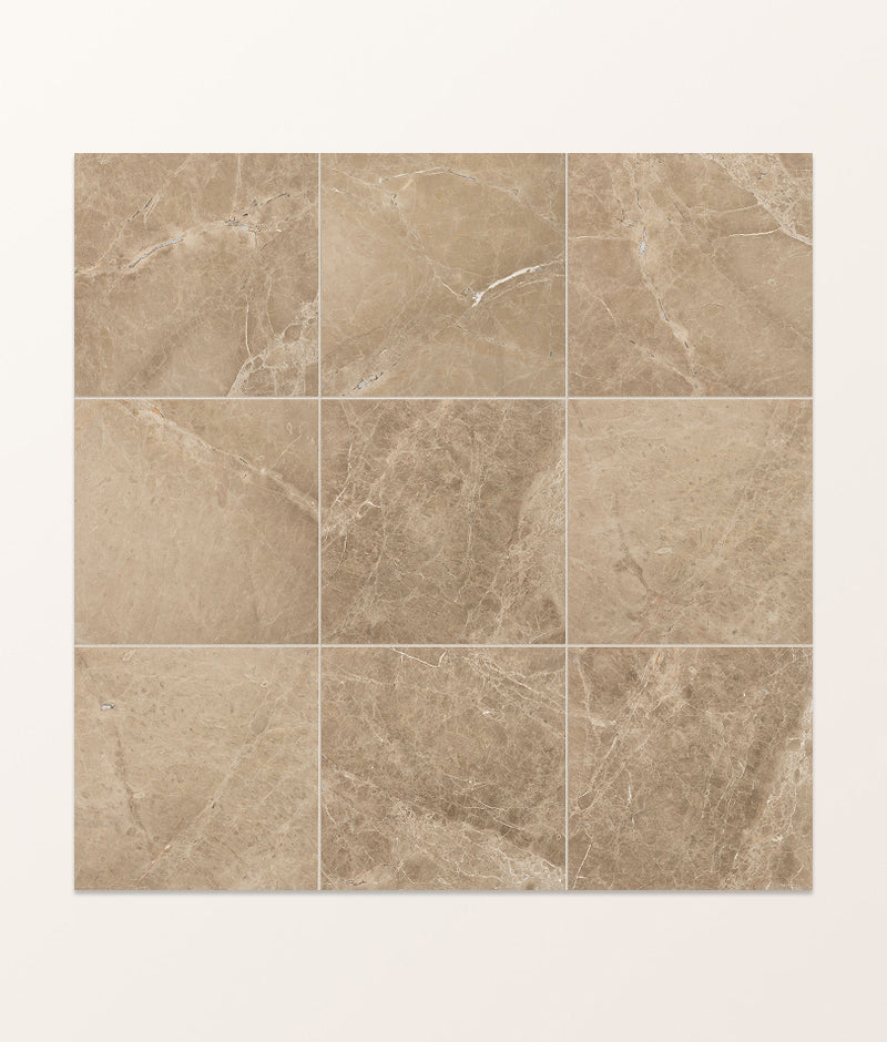 Versailles Marble Brun Honed 45.7x45.7cm