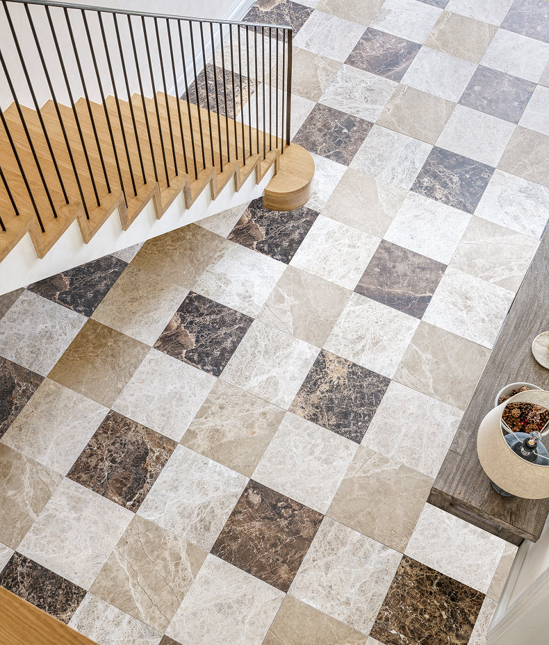Versailles Marble Brun Honed 45.7x45.7cm