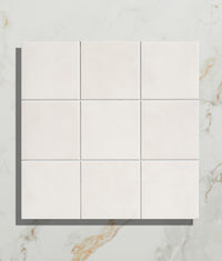 Victorian Style™ Porcelain Cotton White Field 28x28cm