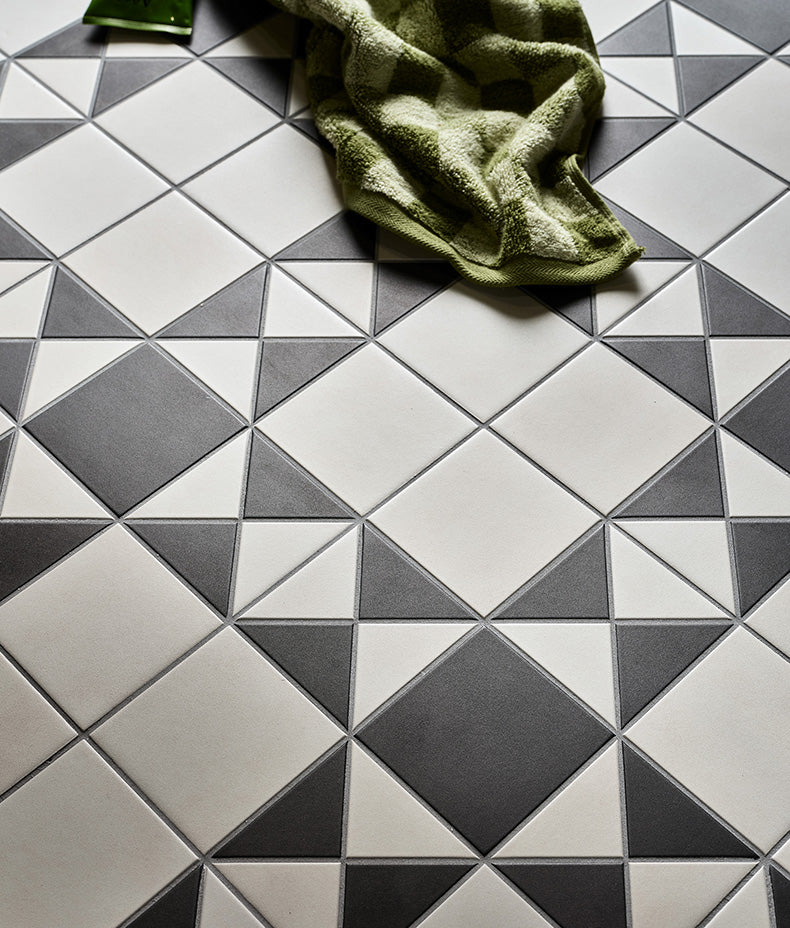 Victorian Style™ Porcelain Finchley Pattern Cotton White 28x28cm Sample
