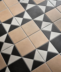 Victorian Style™ Porcelain Finchley Pattern Sandstone 28x28cm
