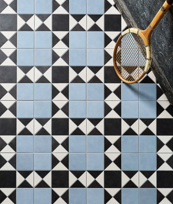 Victorian Style™ Porcelain Finchley Pattern Sky Blue 28x28cm