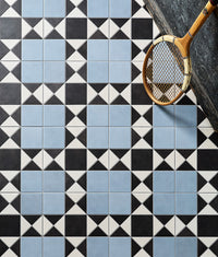 Victorian Style™ Porcelain Finchley Pattern Sky Blue 28x28cm Sample