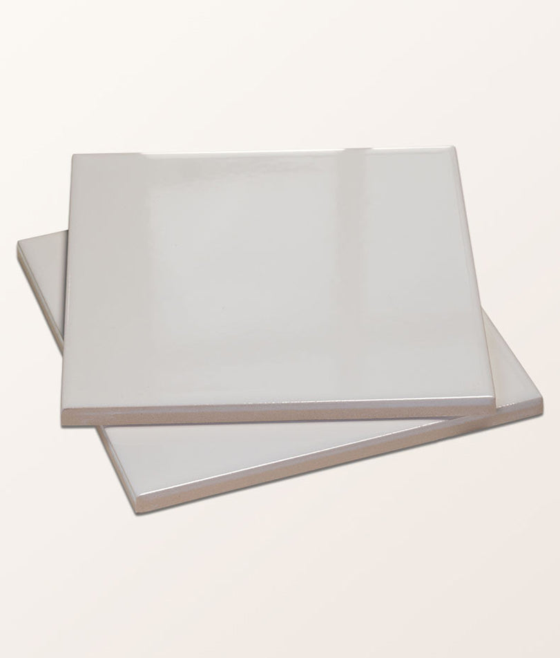 Victorian Style™ Wall Ceramic Cotton White Square 15x15cm Sample