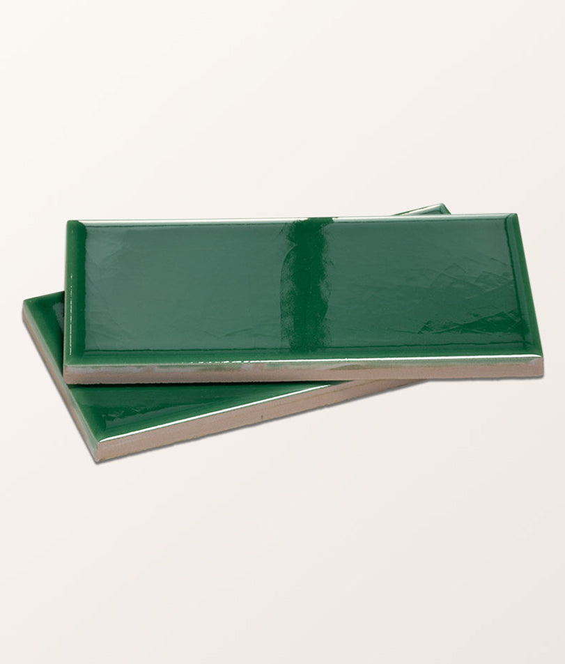 Victorian Style™ Wall Ceramic Emerald Green Metro 7.5x15cm