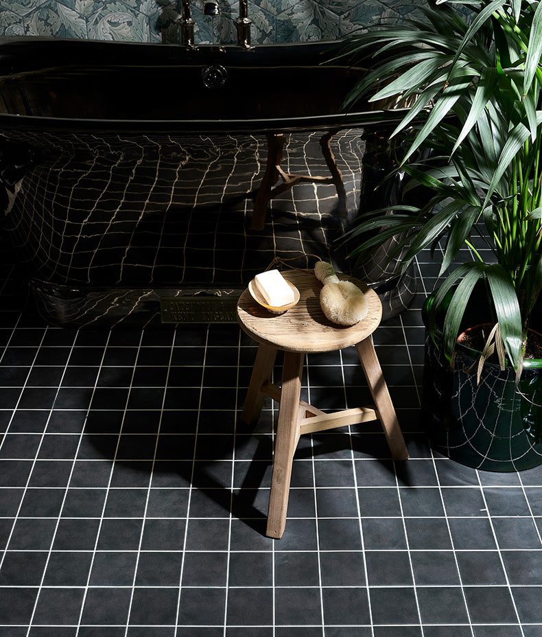 Victorian Style™ Porcelain Anthracite Field 28x28cm Sample